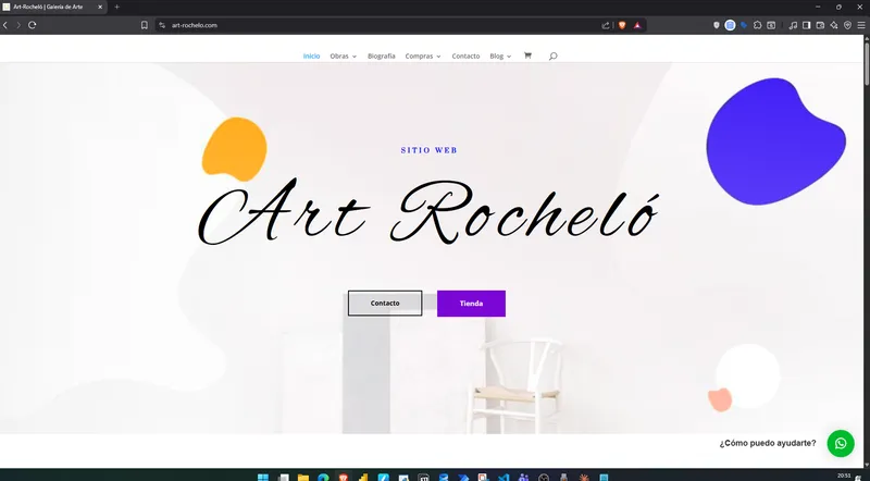 Sitio web de Art-Rochelo
